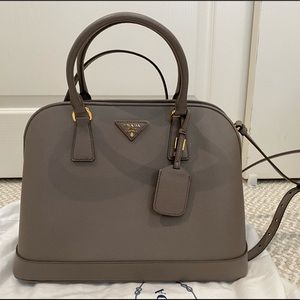 Prada Saffiano Lux Dome Satchel